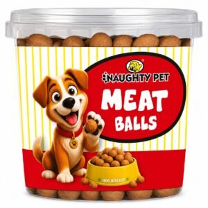 Meat Ball Dog biscuits (300g x 2) , Healthy dog treats suitable for all ages/ Crunchy snack for Dogs